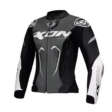 Ixon Vortex 3 Lady Leather мотокуртка Black Anthracite Черный