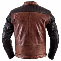 Helstons Cruiser Leather мотокуртка Camel-black Коричневый