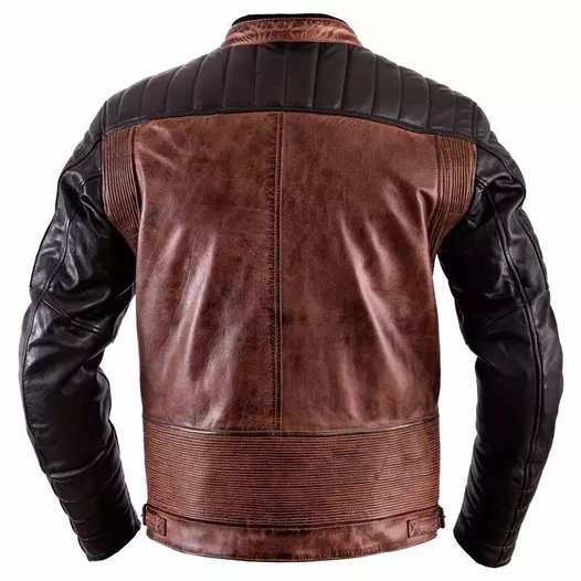 Helstons Cruiser Leather мотокуртка Camel-black Коричневый