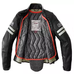Spidi Vintage Lady Leather мотокуртка Ice Black Черный