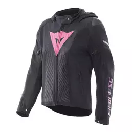 Dainese Super Sprint Air Women мотокуртка Black Rose Розовый