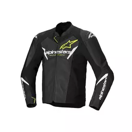 Alpinestars Faster V3 Airflow Leather мотокуртка Yellow Желтый (размер: 48)
