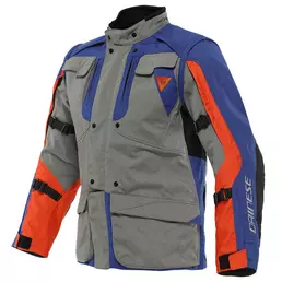 Dainese Alligator Tex мотокуртка Grey Blue Orange Синий