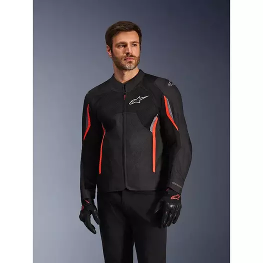 Alpinestars Ast V3 Air мотокуртка Grey Red Красный