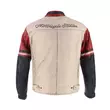 Helstons Indianapolis Leather мотокуртка Beige Red Бежевый