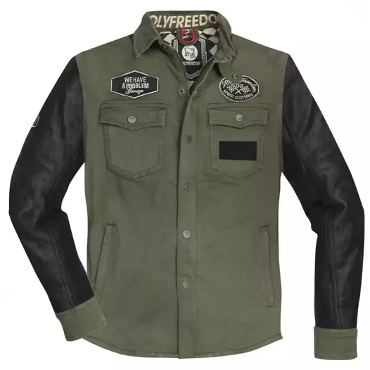 Holyfreedom Lieutenant Bicolor мотокуртка Зеленый