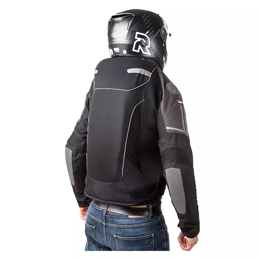 Helite Vented Airbag мотокуртка Black Grey Черный