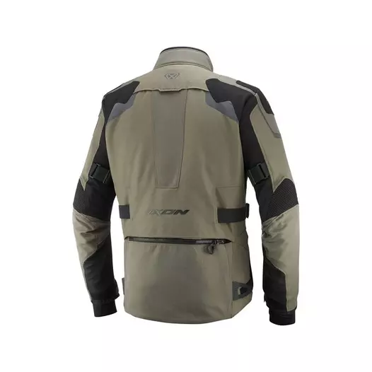 Ixon Odin мотокуртка Khaki Black Зеленый