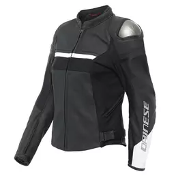 Dainese Rapida Lady Leather мотокуртка Black White Черный (размер: 40)