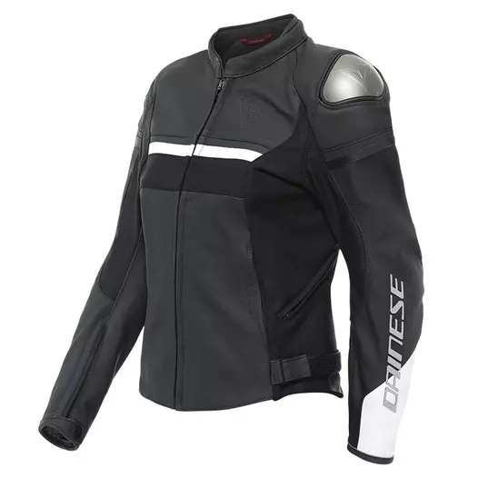 Dainese Rapida Lady Leather мотокуртка Black White Черный (размер: 40)