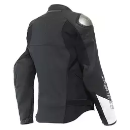Dainese Rapida Lady Leather мотокуртка Black White Черный