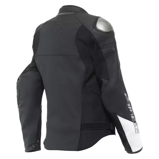 Dainese Rapida Lady Leather мотокуртка Black White Черный