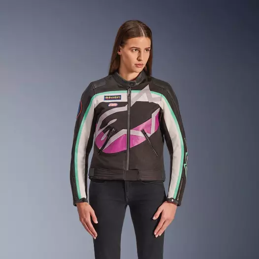Alpinestars Idles Lady мотокуртка White Purple Белый