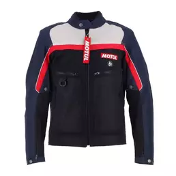 HELSTONS Atlas jacke Black / Blue / Beige / Red
