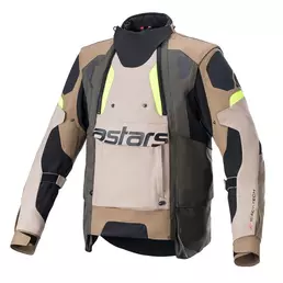 Alpinestars Halo Drystar мотокуртка Sand Yellow Fluo Коричневый (размер: s)
