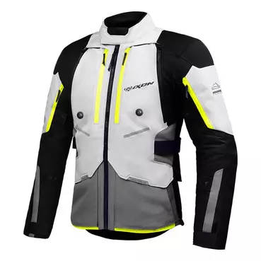 Ixon Vidar мотокуртка Grey Black Yellow Желтый