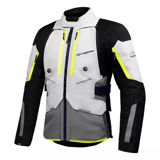 Ixon Vidar мотокуртка Grey Black Yellow Желтый (размер: s)