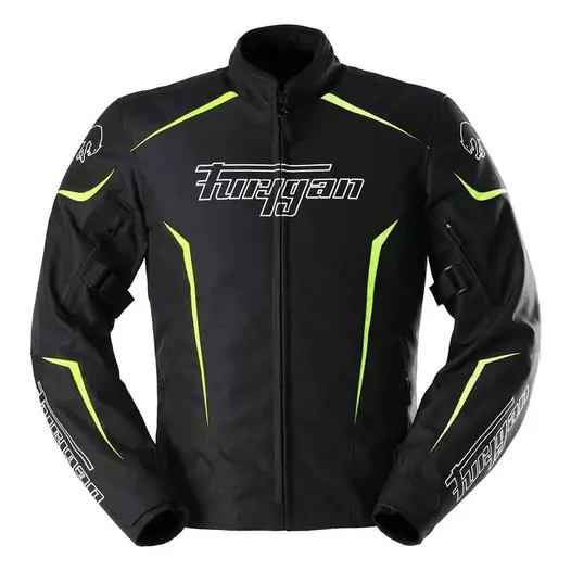 FURYGAN Yori jacke Black / White / Fluo Yellow