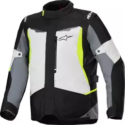 ALPINESTARS ST-1 WP Rennjacke Ice Gray / Black / Yellow Fluor