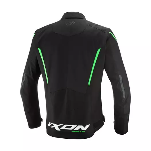 Ixon Striker 2 Air Wp мотокуртка Black Green Зеленый