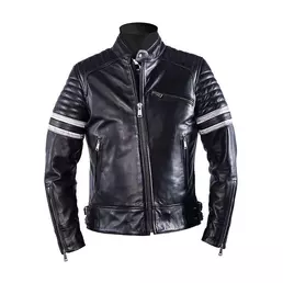 Helstons Yukon Leather мотокуртка Black Черный