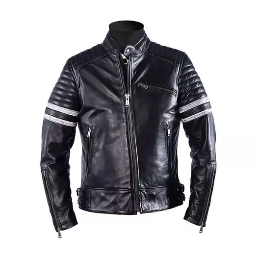 Helstons Yukon Leather мотокуртка Black Черный (размер: l)