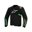 Alpinestars T-sps Air V2 мотокуртка Black Green Зеленый (размер: m)