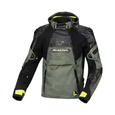Macna Bradical мотокуртка Green Black Yellow Зеленый