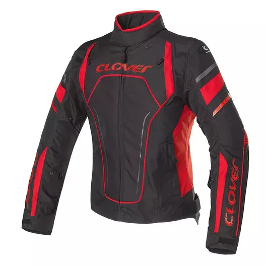 Clover Rainblade 2 Wp мотокуртка Black Red Красный (размер: s)