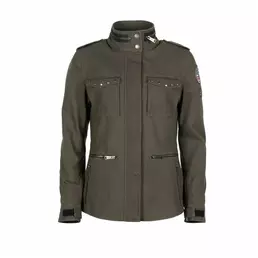 Helstons Tara Women's мотокуртка Khaki Зеленый
