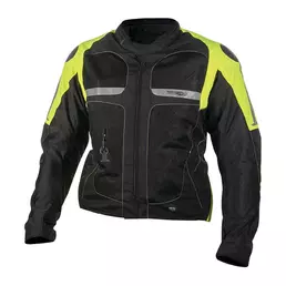 Helite Vented Airbag мотокуртка Black Hi Vis Желтый (размер: s)