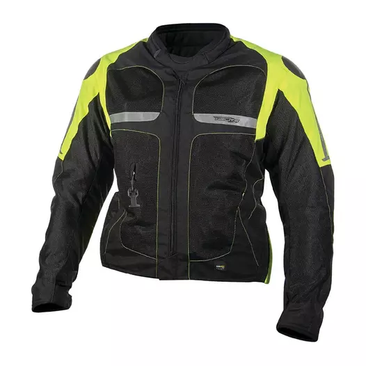 Helite Vented Airbag мотокуртка Black Hi Vis Желтый (размер: s)