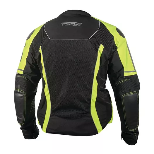 Helite Vented Airbag мотокуртка Black Hi Vis Желтый