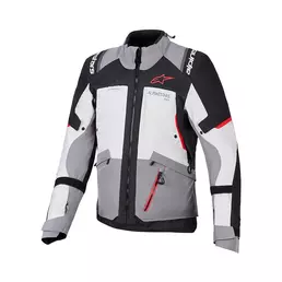 Alpinestars Andes V4 Drystar мотокуртка Grey Red Серый