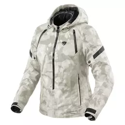 REVIT Flare 3 H2O Kapuzenjacke Camo Grey White