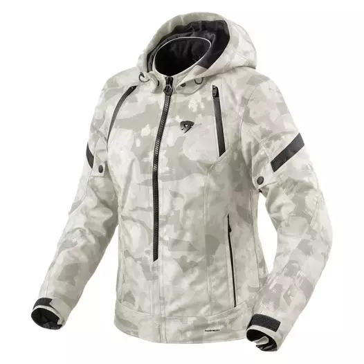 REVIT Flare 3 H2O Kapuzenjacke Camo Grey White (размер: 34)