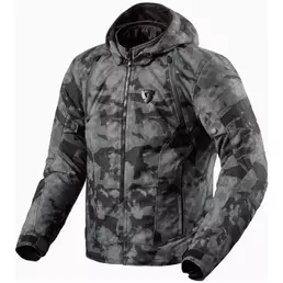 REVIT Flare 3 H2O Kapuzenjacke Camo Dark Grey