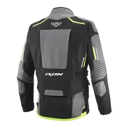 Ixon Midgard мотокуртка Black Grey Yellow Fluo Желтый