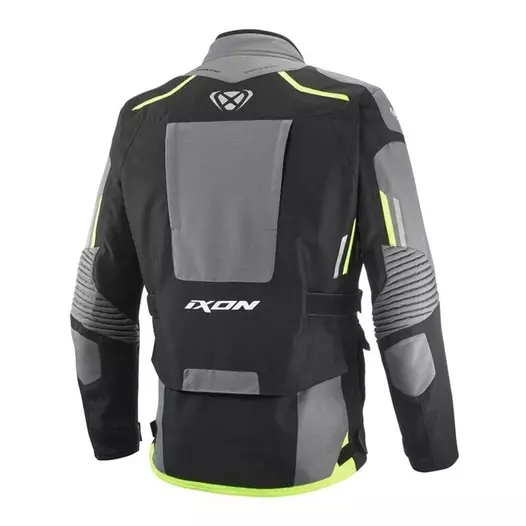 Ixon Midgard мотокуртка Black Grey Yellow Fluo Желтый