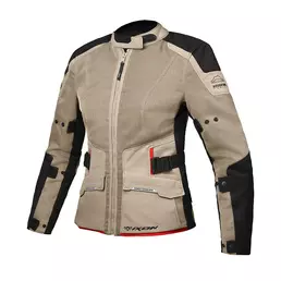 Ixon M-njord Lady мотокуртка Sand Black Red Коричневый (размер: xs)
