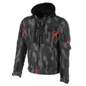 RUSTY STITCHES Dylan jacke Black / Camo Red