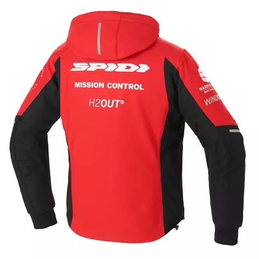 Spidi худи Armor H2out мотокуртка Red Красный