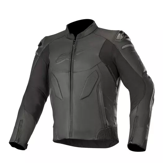 Alpinestars Caliber Leather мотокуртка Black Черный (размер: 46)