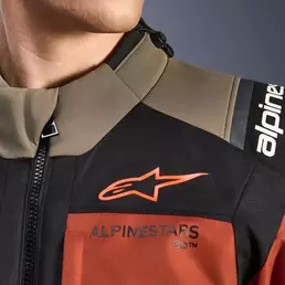 Alpinestars Andes V4 Drystar мотокуртка Walnut Rust Красный