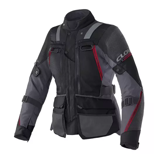 Clover Outland 3 Wp Lady мотокуртка Red Black Черный (размер: xs)