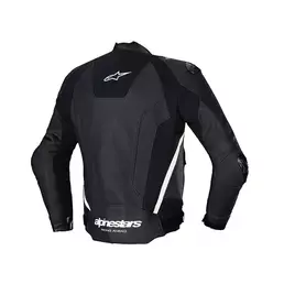 Alpinestars Missile V3 Leather мотокуртка Black White Белый