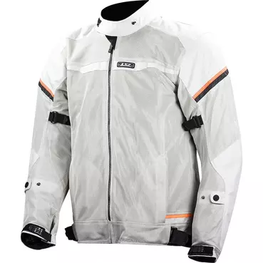 Ls2 Riva мотокуртка Light Grey Hv Orange Серый
