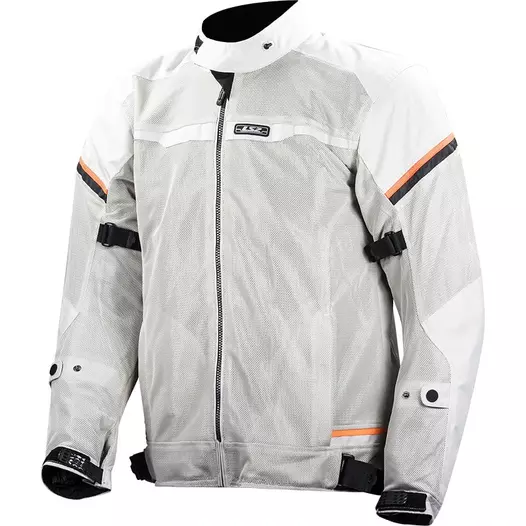 Ls2 Riva мотокуртка Light Grey Hv Orange Серый (размер: s)