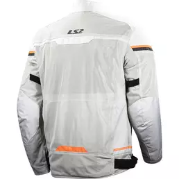 Ls2 Riva мотокуртка Light Grey Hv Orange Серый