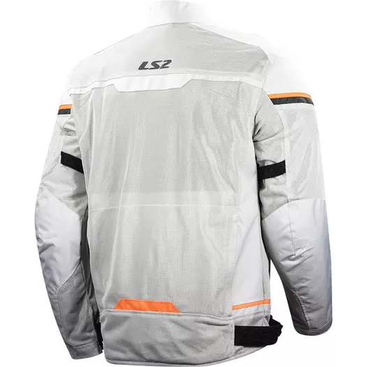 Ls2 Riva мотокуртка Light Grey Hv Orange Серый